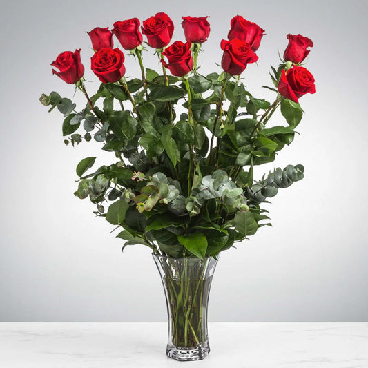 Dozen Long Stemmed Red Roses summer sale